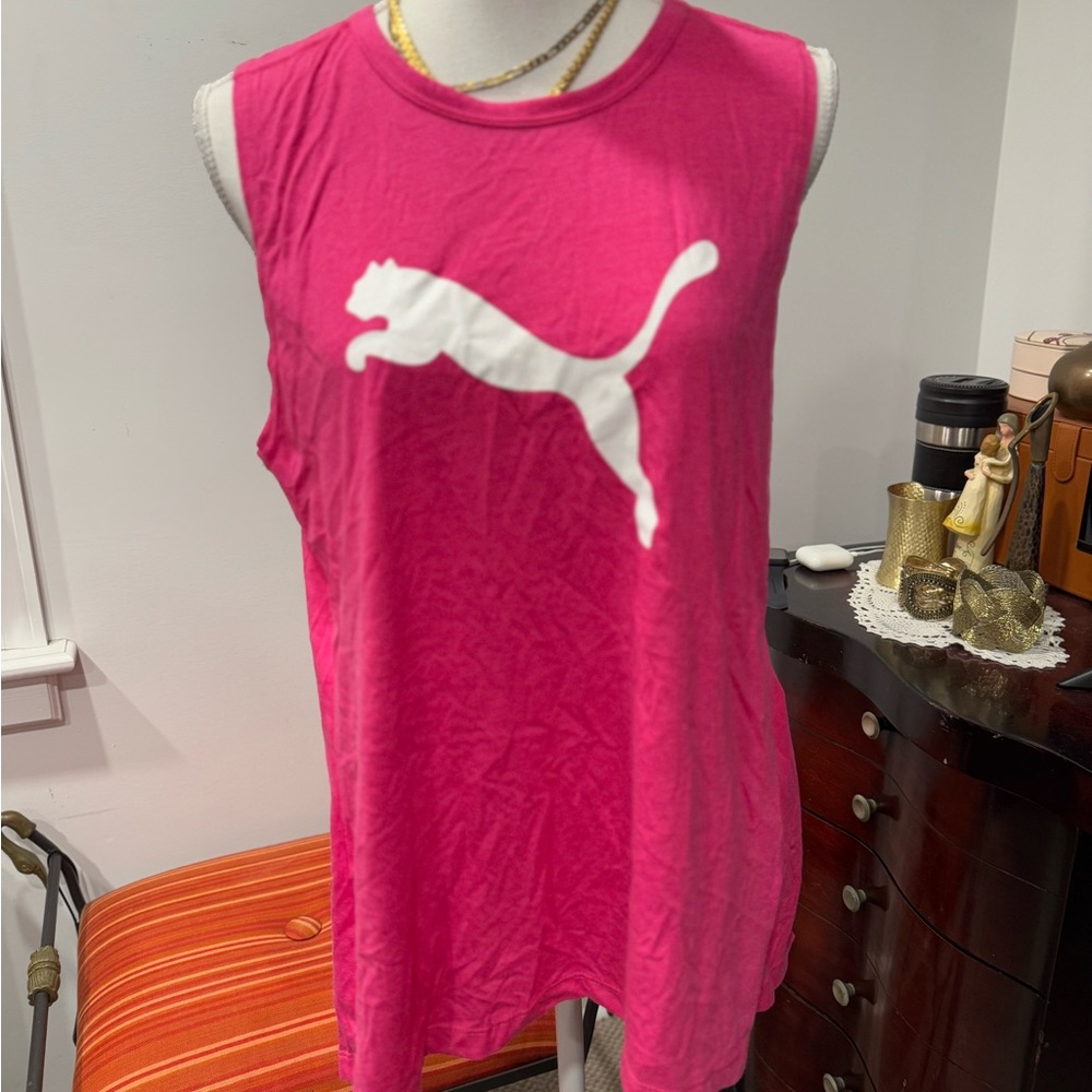 Puma Pink Sleeveless Top